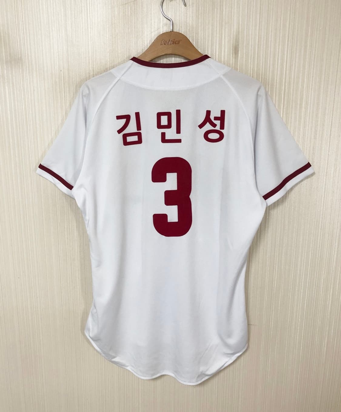 KBO 위팬 넥센(키움)히어로즈 홈유니폼/져지 95 #3 김민성 상품이미지1