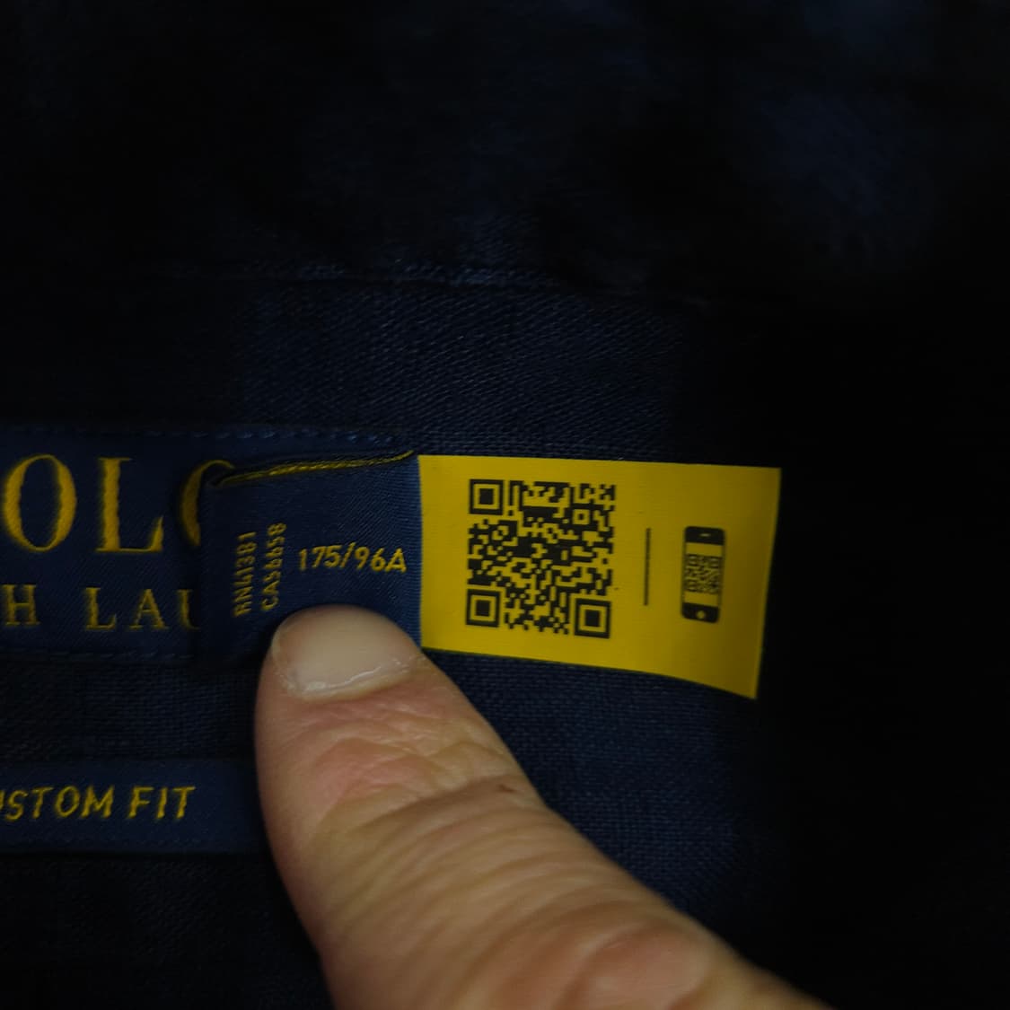 폴로 랄프 로렌 신형 QR 린넨 셔츠 M 상품이미지2