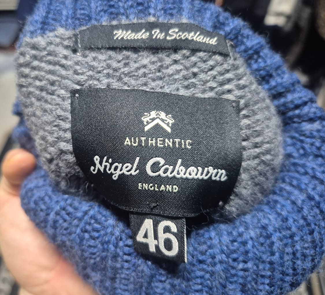 (나이젤 카본 착용)나이젤 카본 조지로우 롤 넥 니트 스웨터 46 정품 상품이미지2