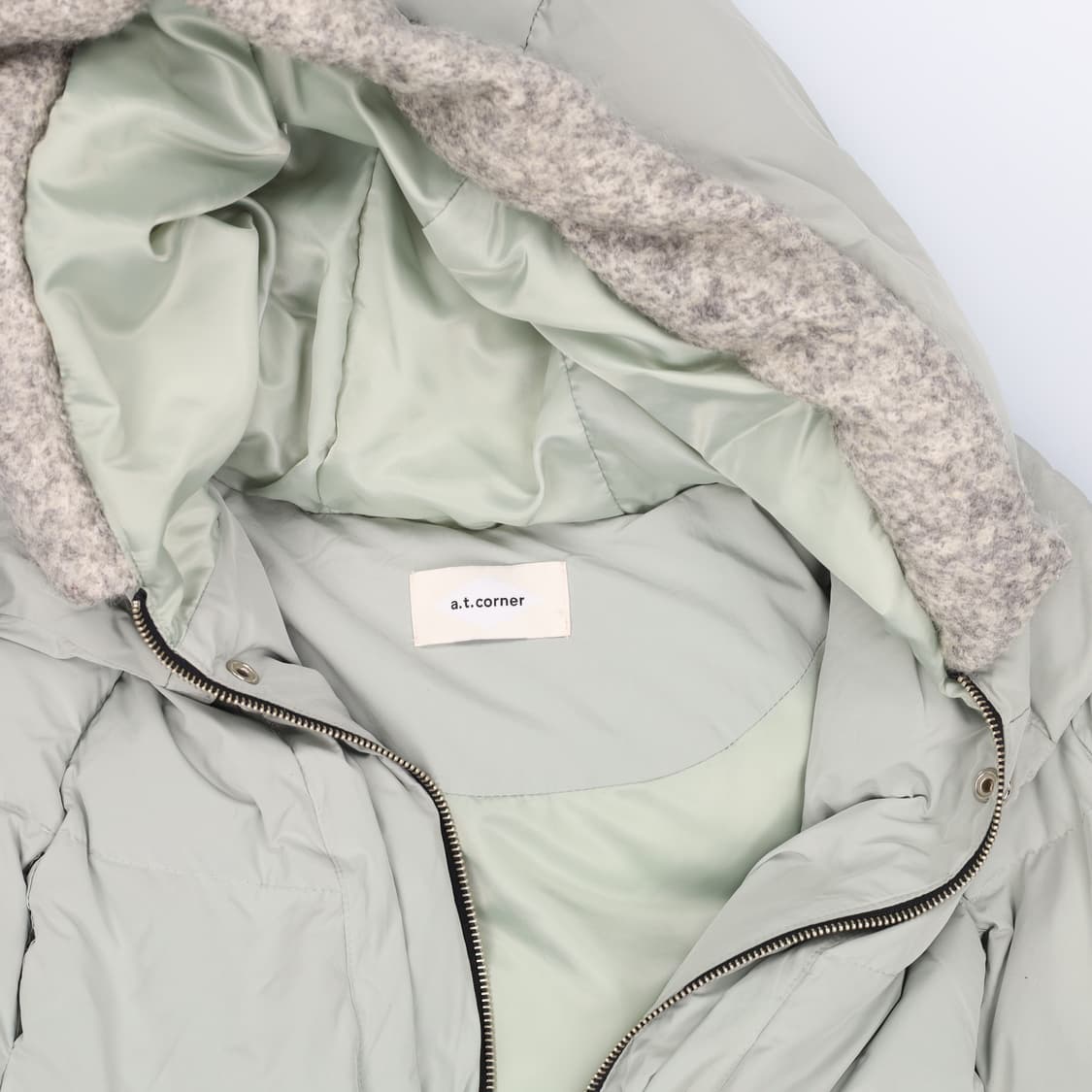 [85] 엣코너 여성 후드 다운패딩 점퍼 0106J 상품이미지4