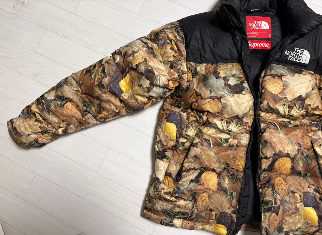 슈프림x노스페이스 16fw 낙엽 눕시패딩M 상품이미지5