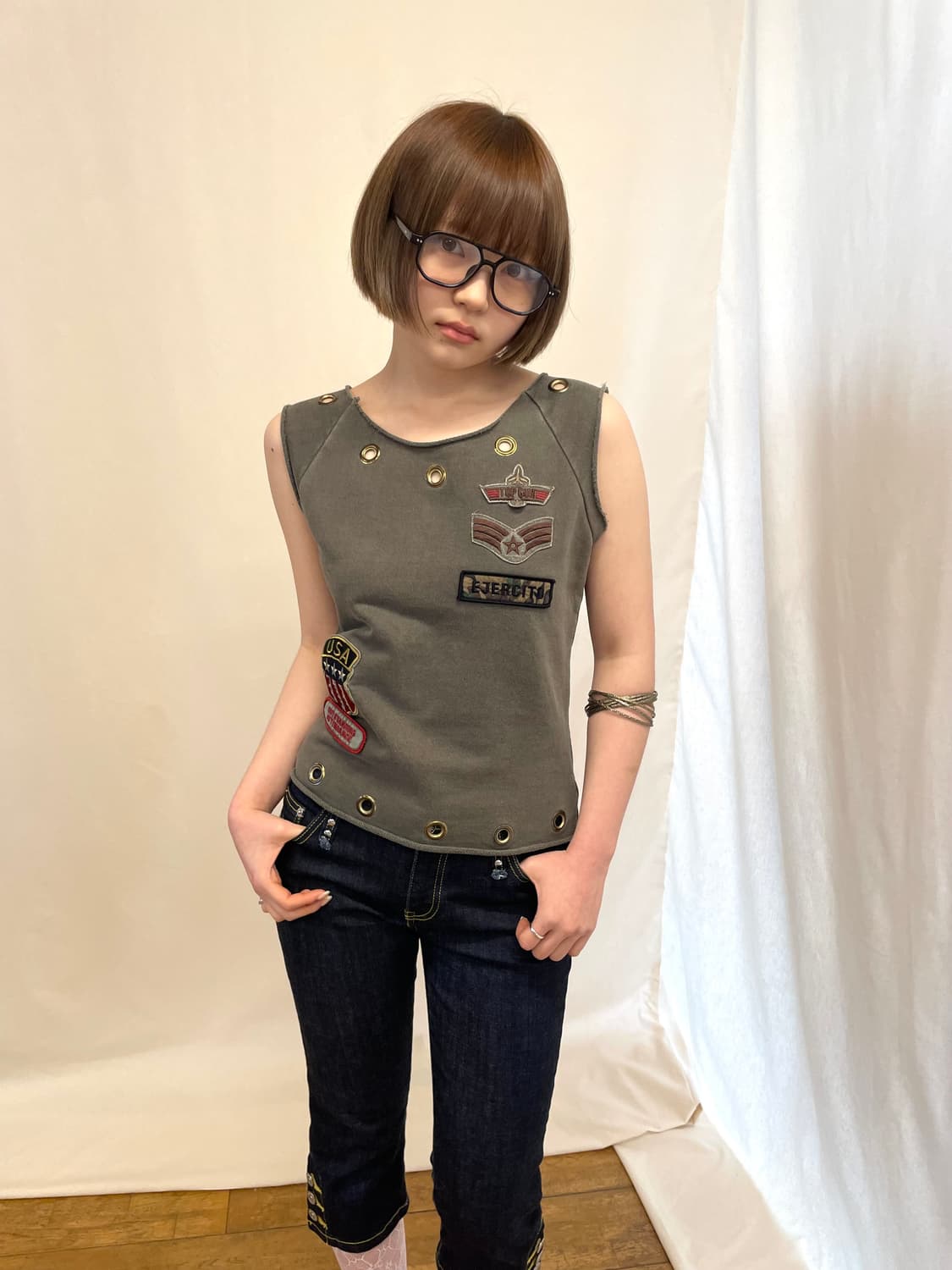 eyelet sleeveless 상품이미지4