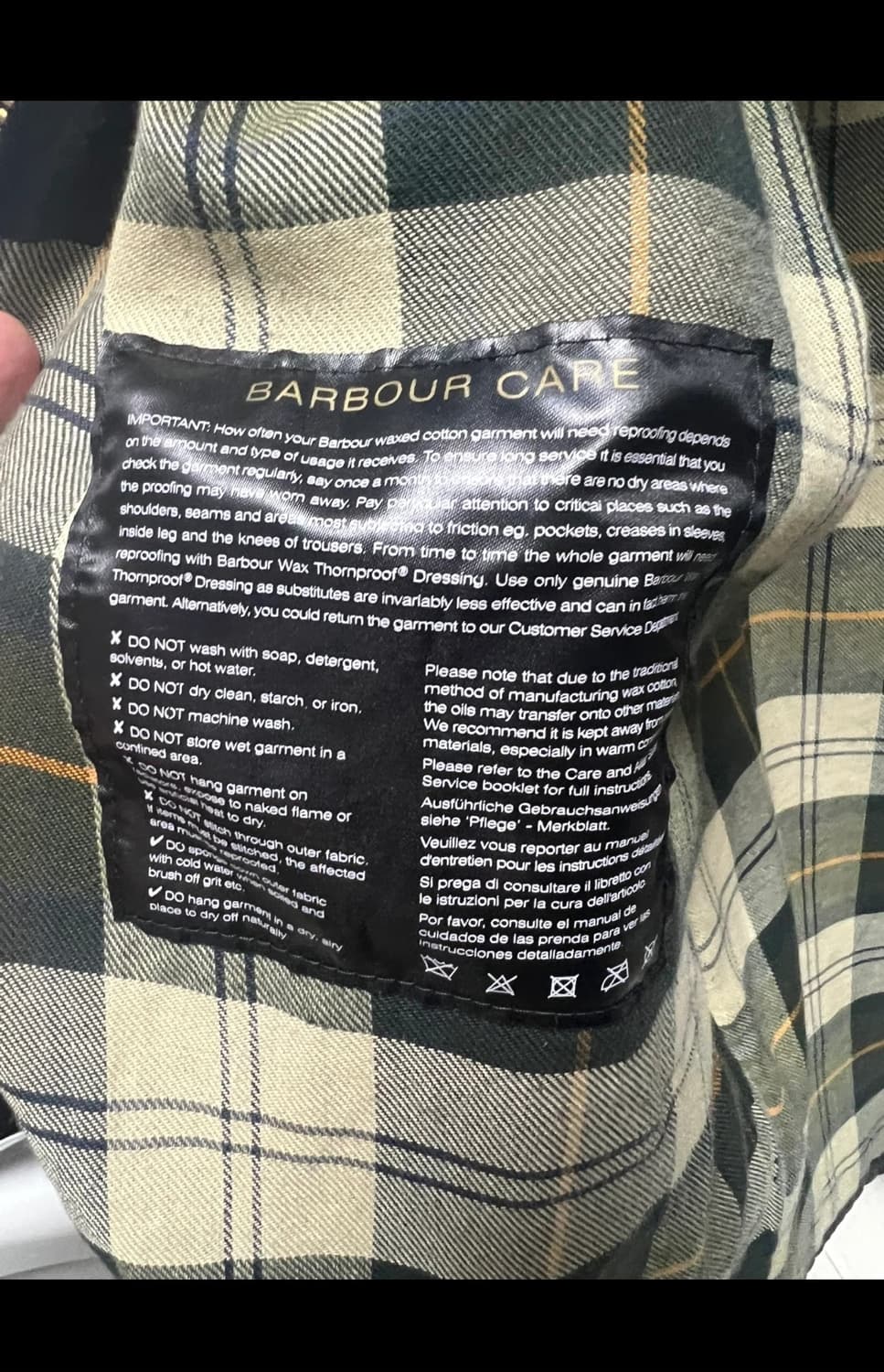 바버 뷰포트 세이지 38(100) (뱃지 있음) 상품이미지3