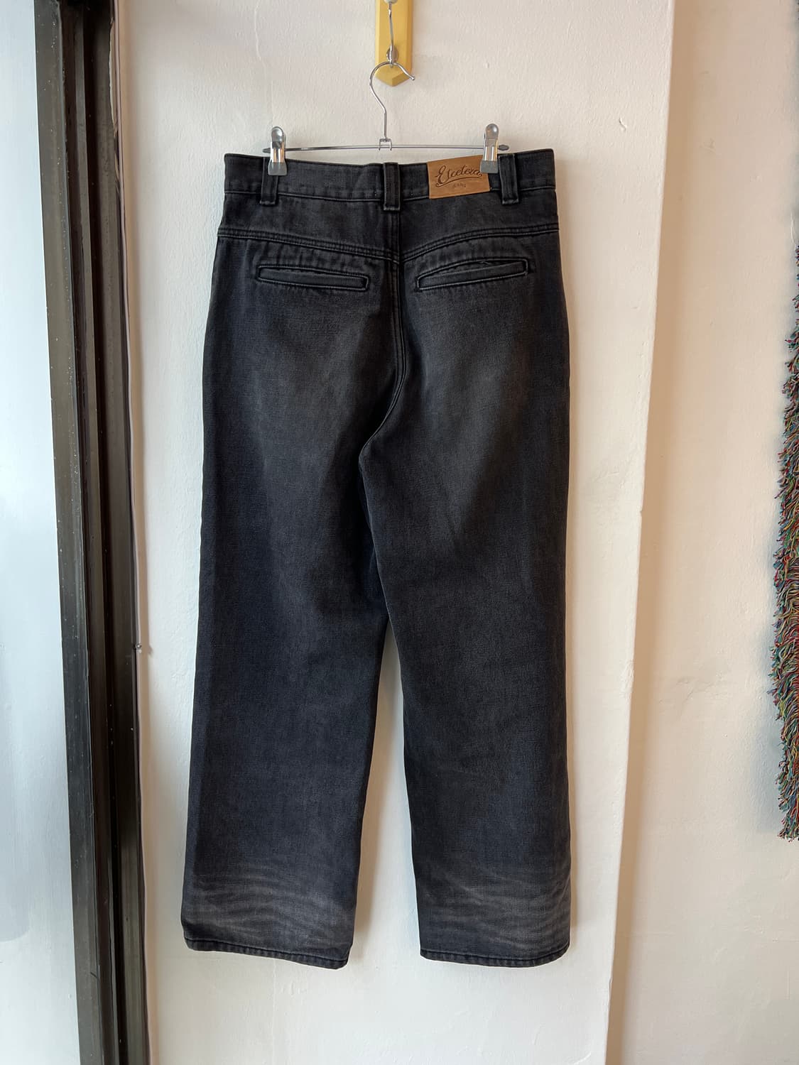 [M] 이티씨이 다이아몬드 블랙 데님 팬츠 ETCE PANTS 상품이미지5