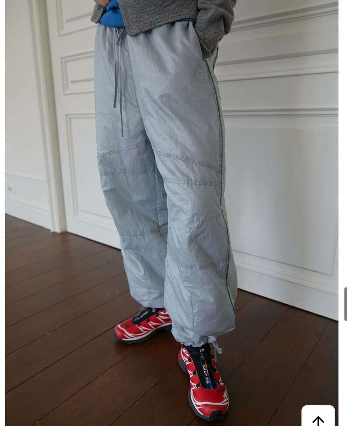 노컨텐츠 윈드브레이커 팬츠 라이트그레이 상품이미지1