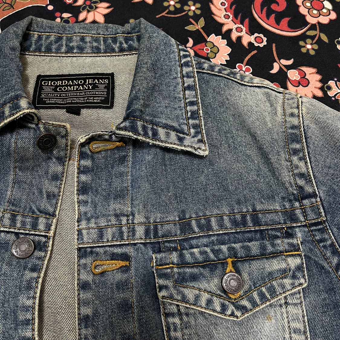 지오다노 진스 데님 트러커 자켓 M 상품이미지4