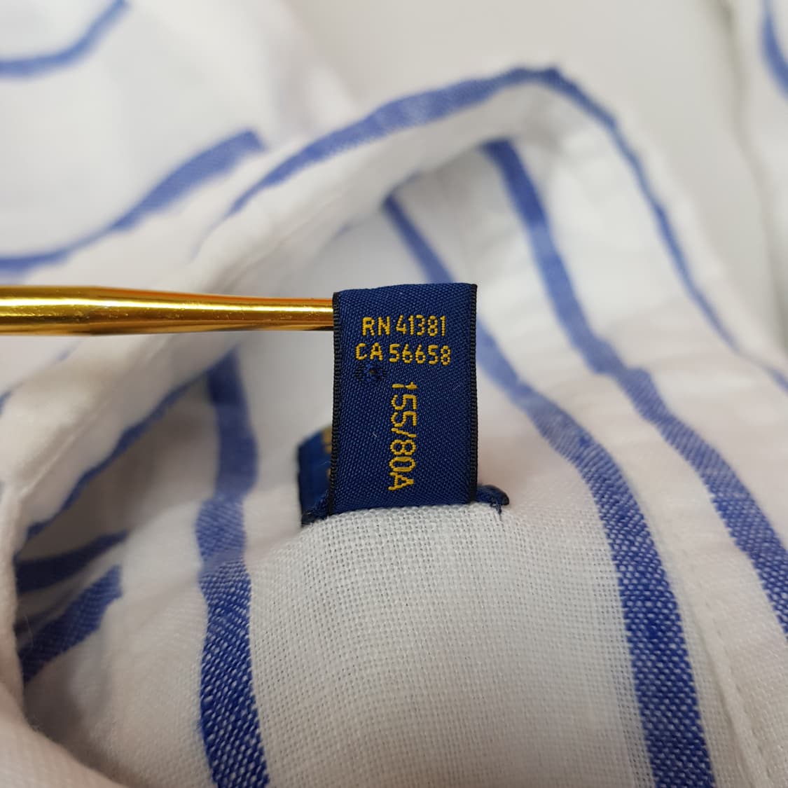 폴로랄프로렌 스트라이프 린넨 셔츠 XS사이즈 상품이미지8