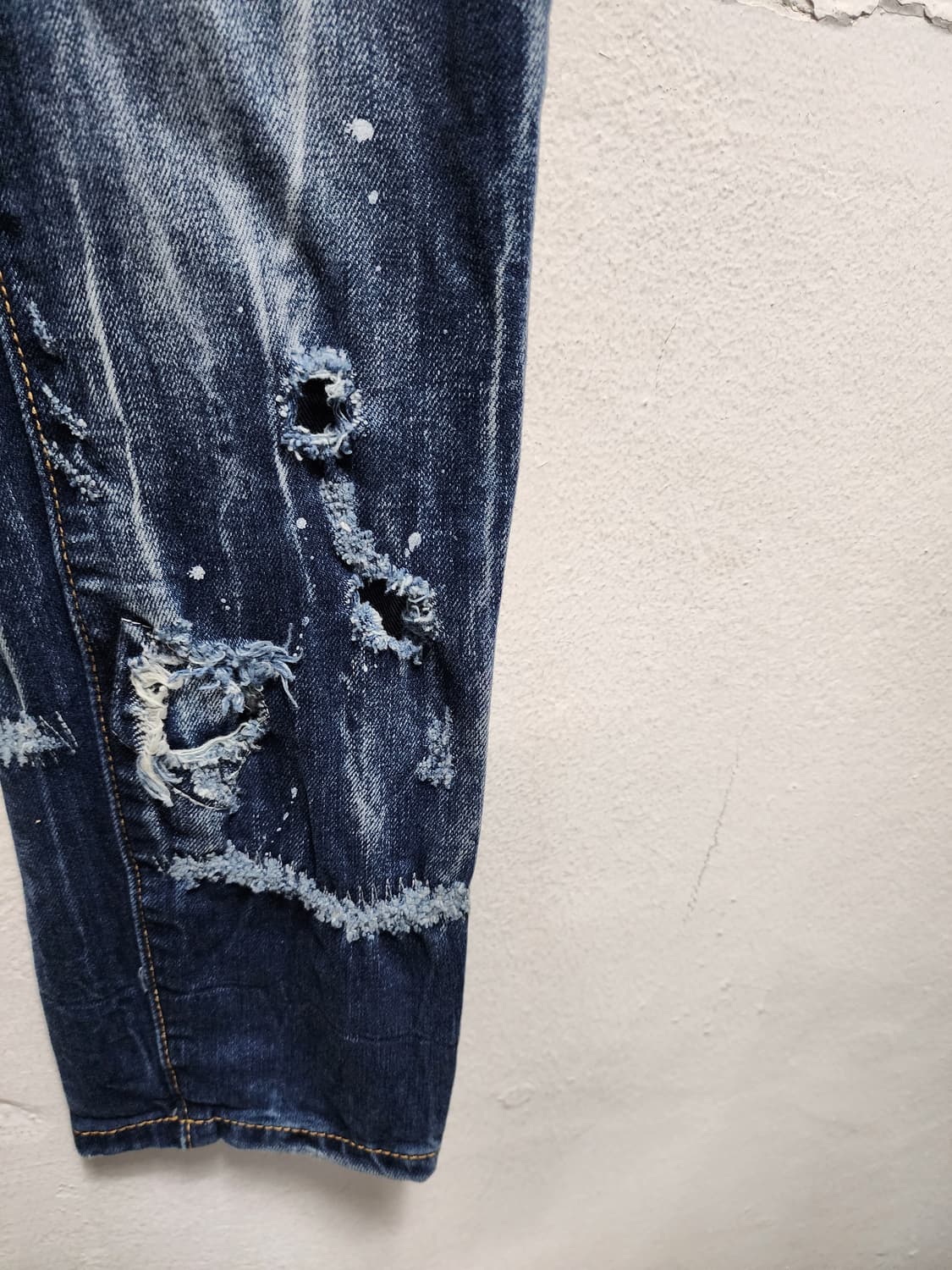 디스퀘어드2 데미지 스틸로고 청바지  상품이미지4