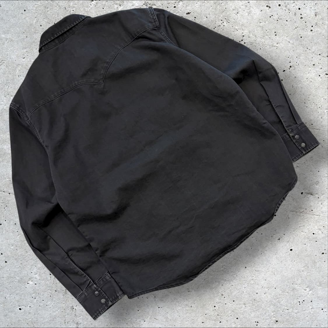 [L] 리바이스 블랙 웨스턴 데님 셔츠 B334 상품이미지2