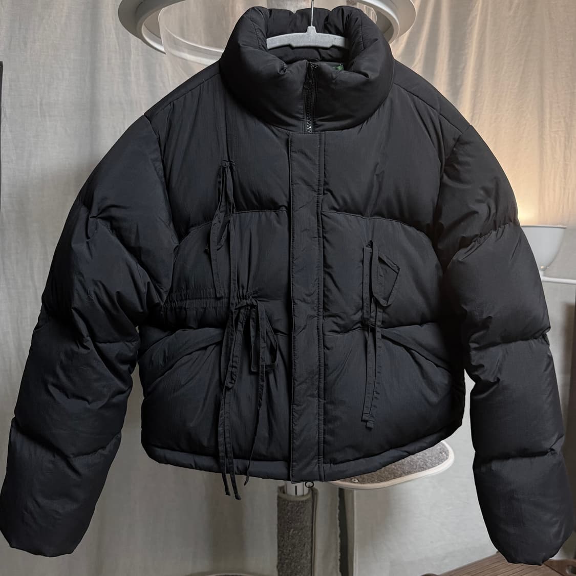 시눈 리본 패딩 상품이미지1