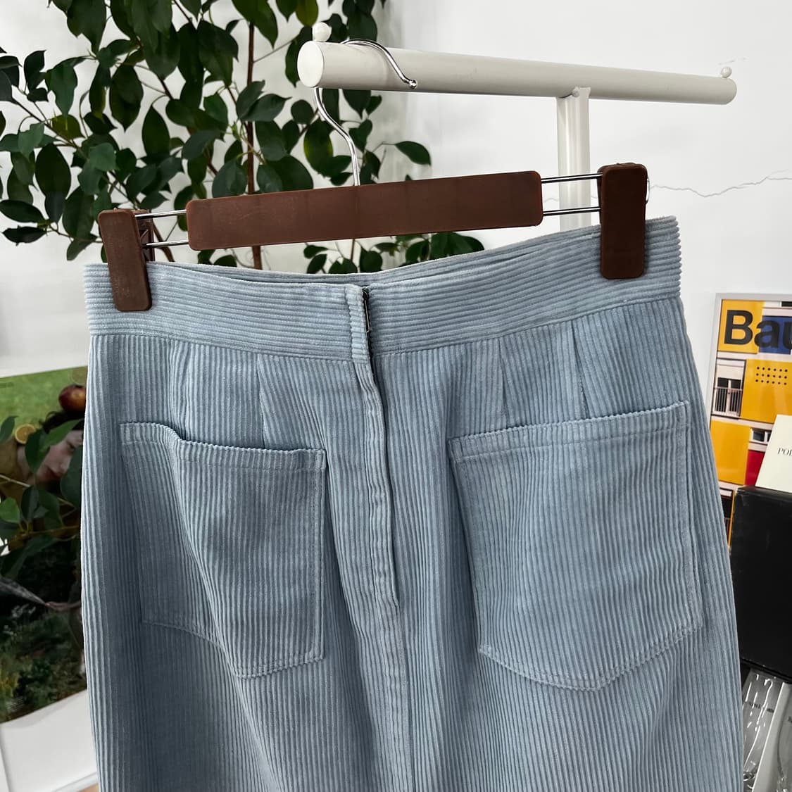 더캐시미어 코듀로이 스커트 64-94 상품이미지4