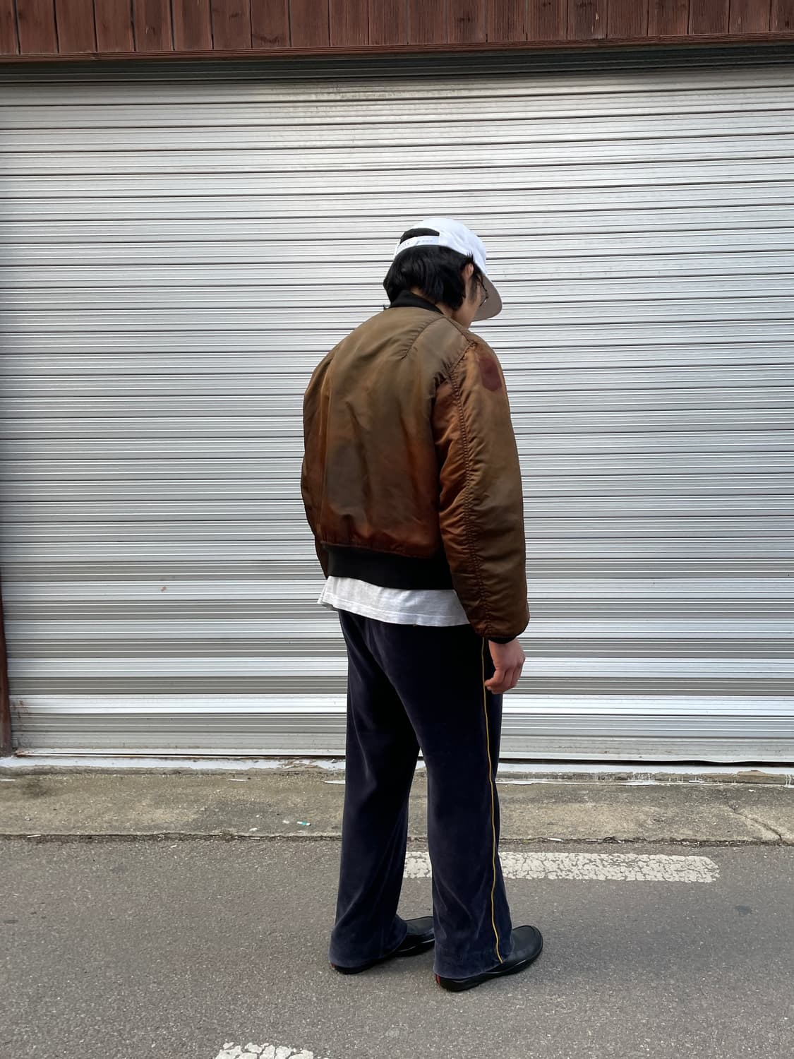 90s AlphaIndustries Distressed MA-1(USA) 상품이미지2