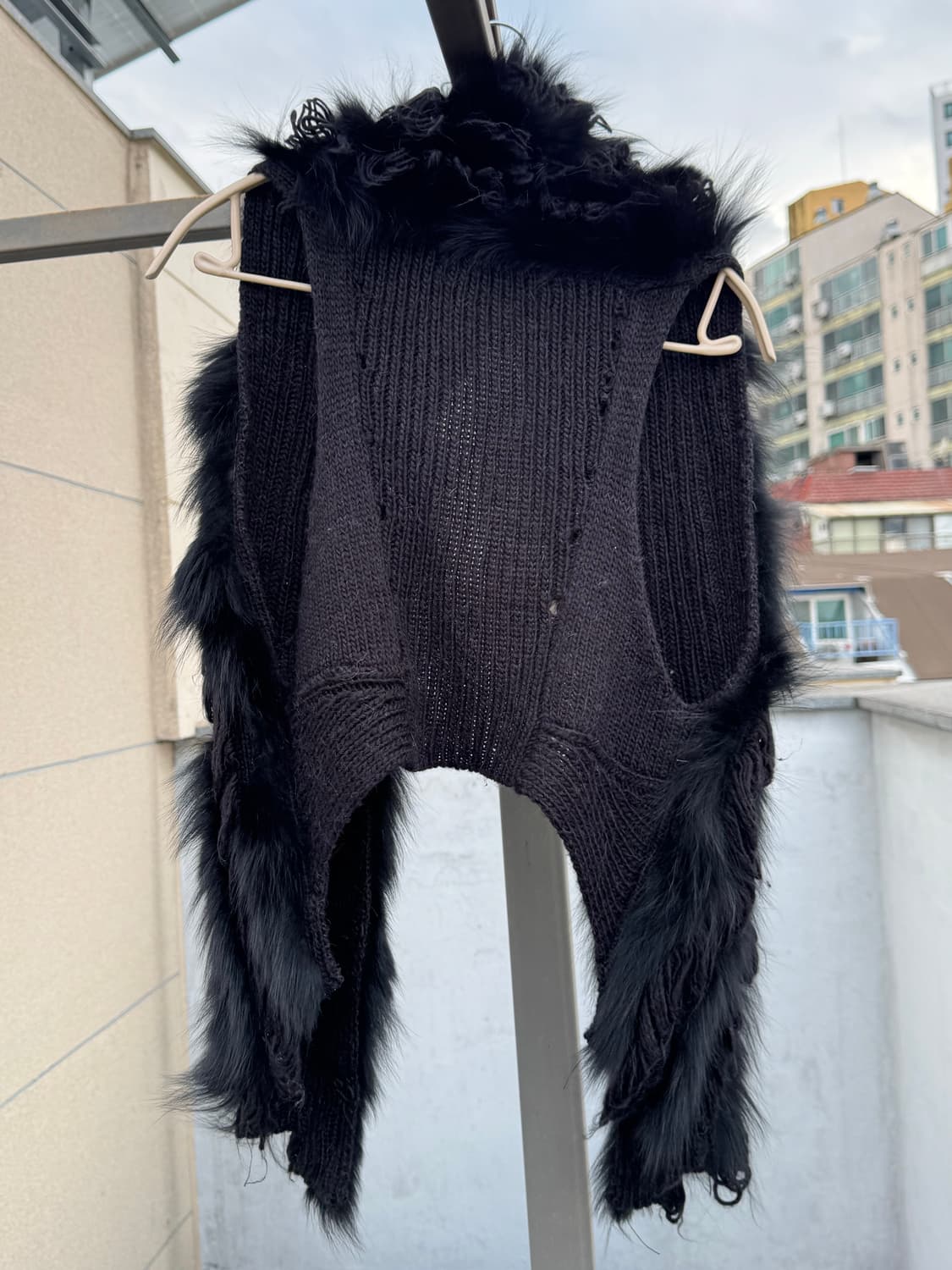 a rolling fur vest 상품이미지2