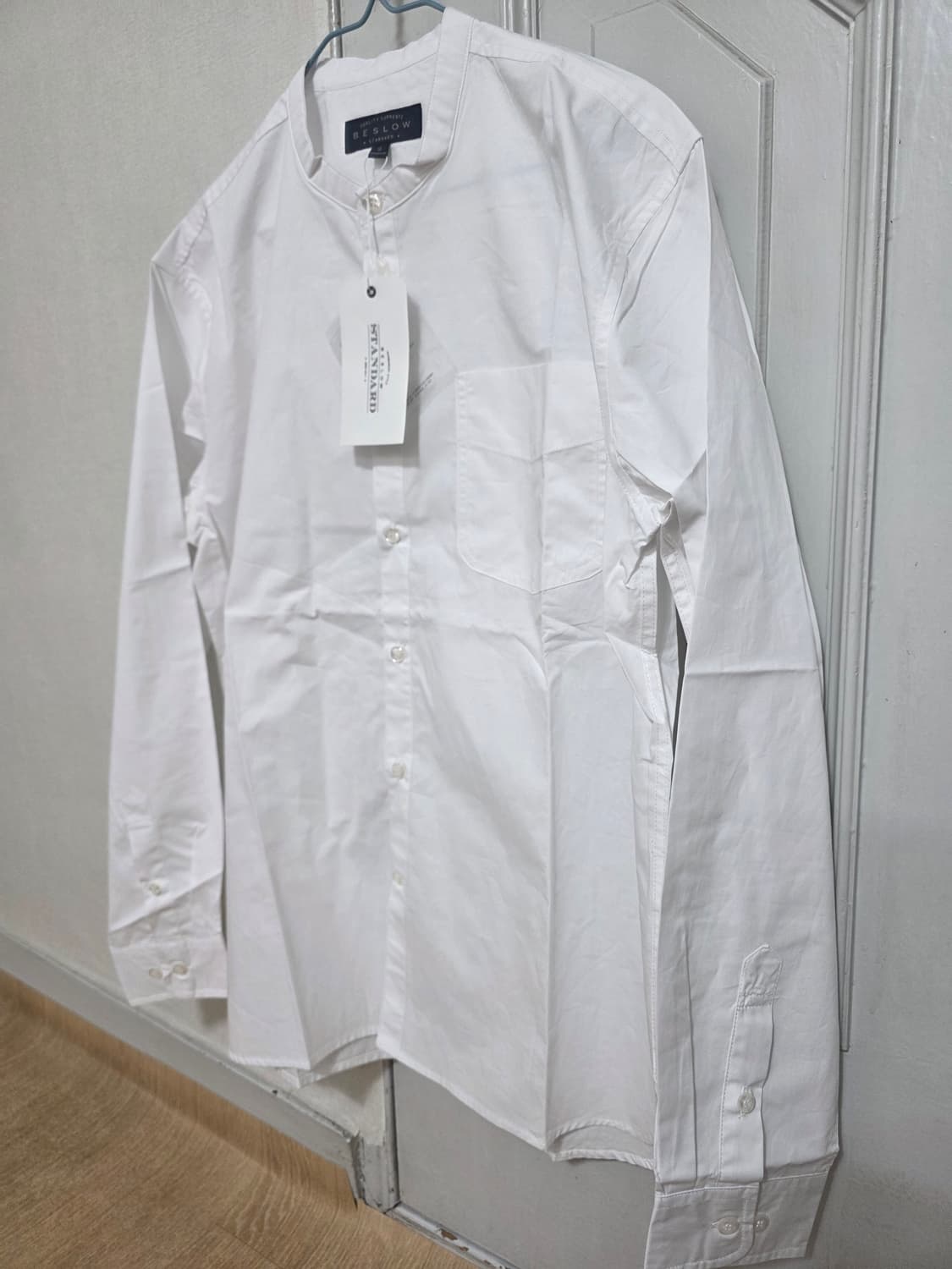 [새제품] 비슬로우 헨리넥 셔츠 S 상품이미지4