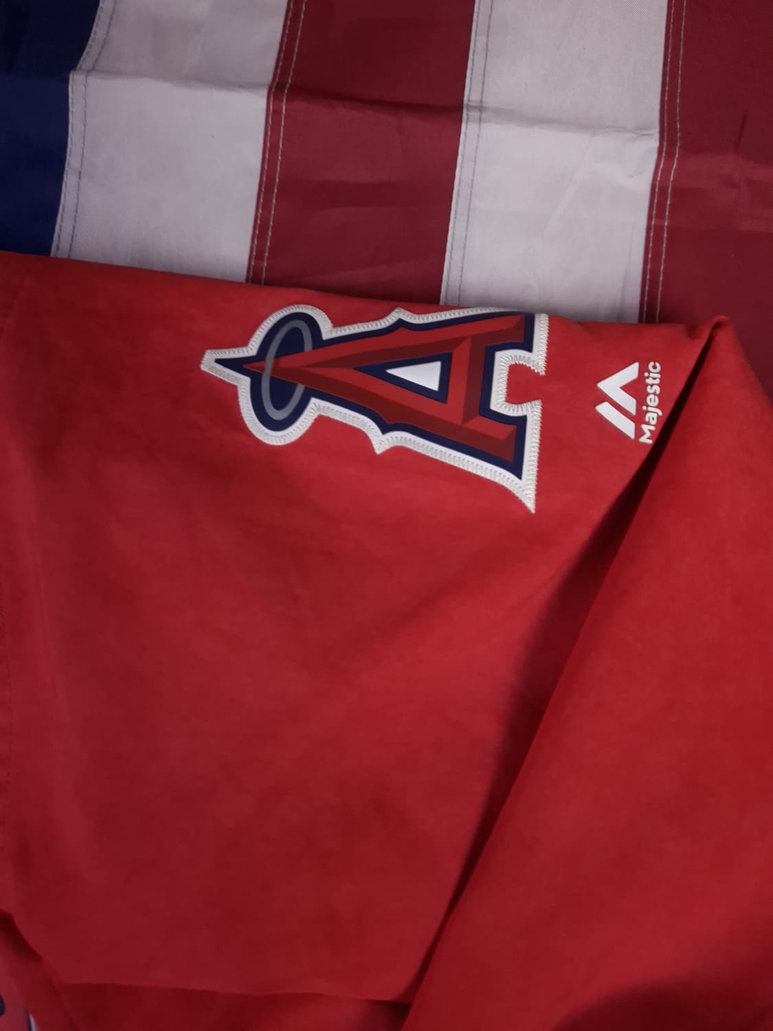 오리지날 마제스틱 LA 에인절스 봄버 자켓 상품이미지5