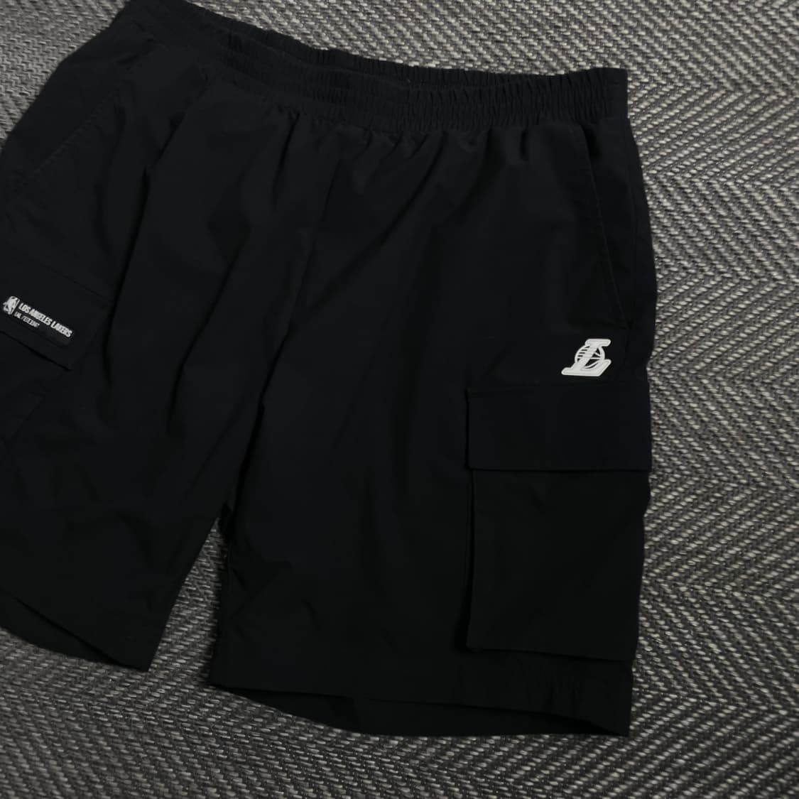 NBA LA LAKERS 카고 유틸리티 컴포터블 쇼츠 블랙y 4769 상품이미지3