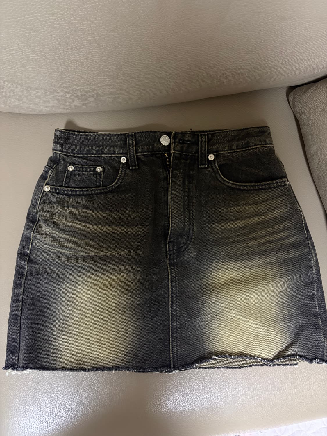 데님 워싱 스커트 상품이미지1