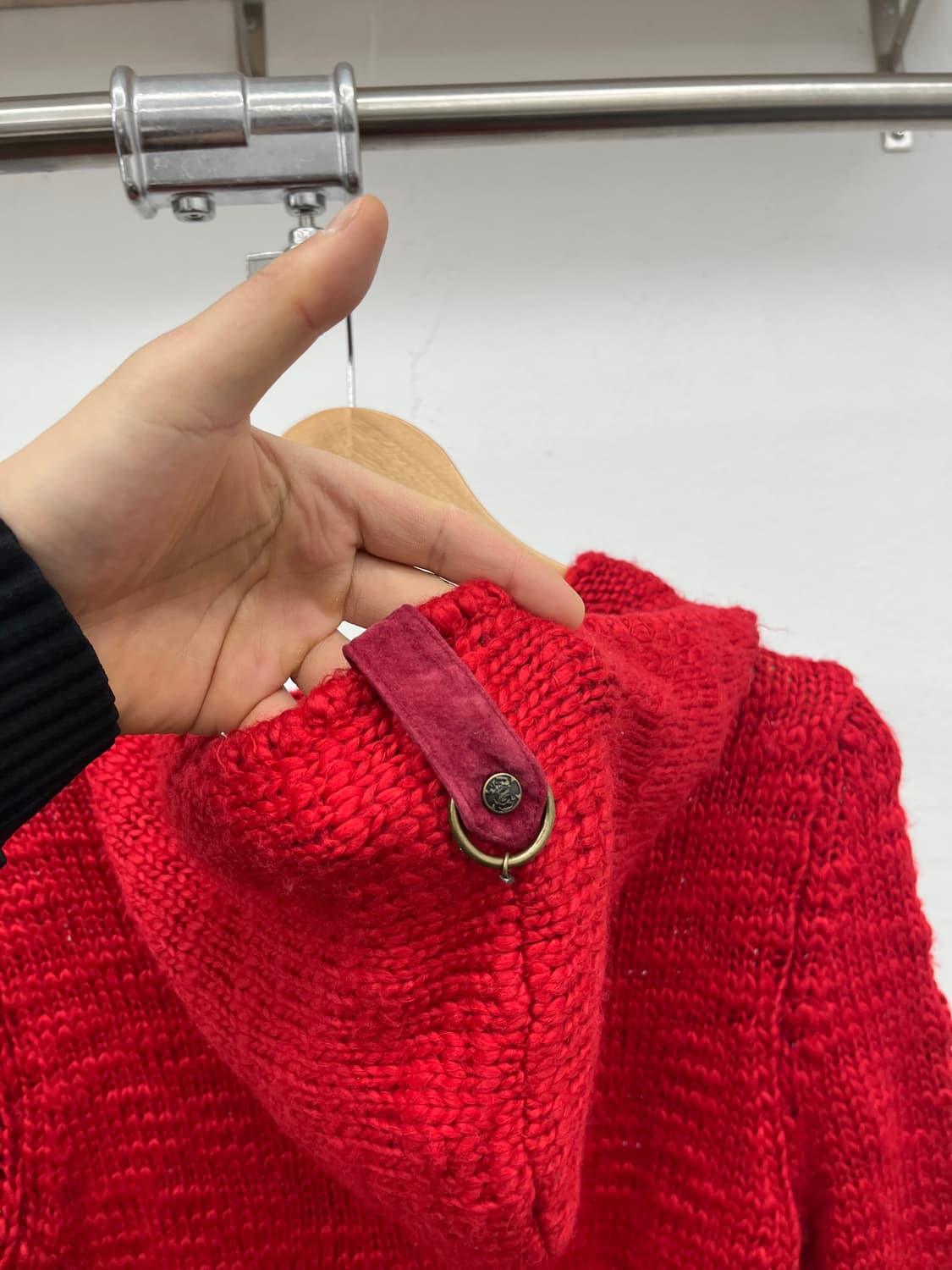 ~66) OZZ ON HEAVY WOOL LONG BELTED KNIT 상품이미지6