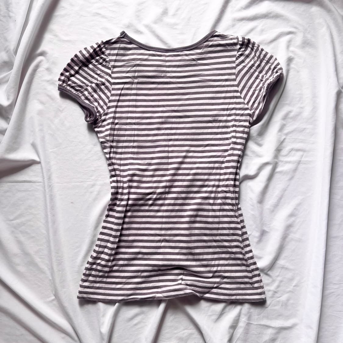 빈티지 메조피아노 갸루 리본 티셔츠 상품이미지5