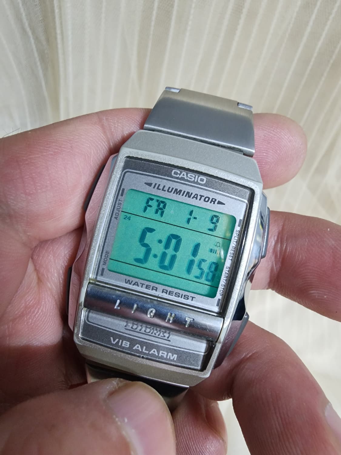 빈티지 카시오 퓨처리스트 A220 디지털 메탈시계 상품이미지6