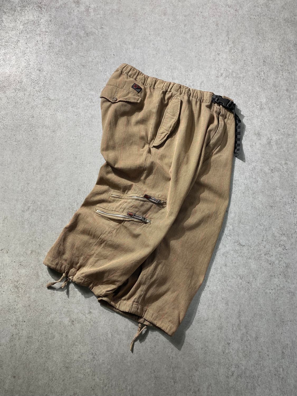 [L] 90-00s VANS 반스 멀티지퍼 체크 버뮤다팬츠 상품이미지5