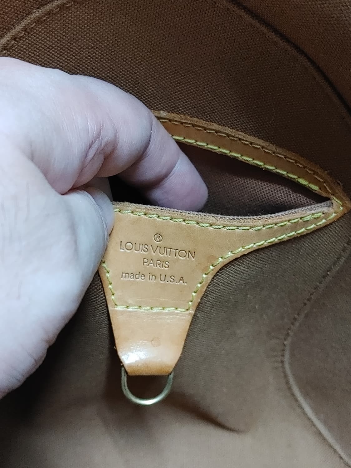 정품 클래식 루이비통 엘립스 pm 빈티지 토트백 상품이미지8