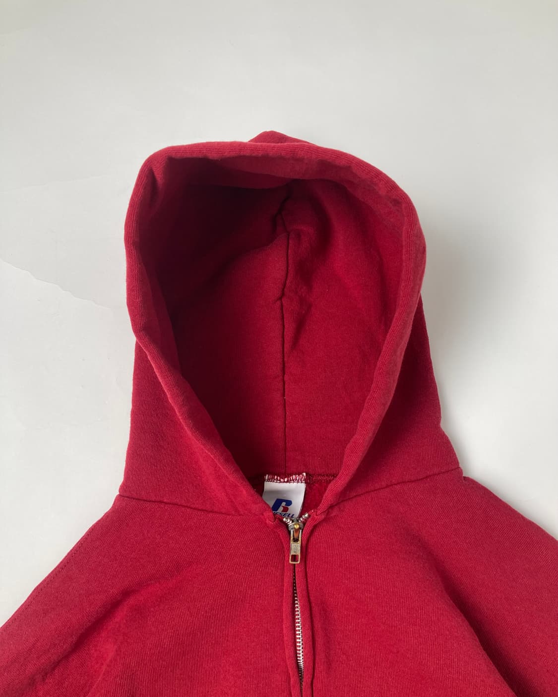 90s Russell Zip Up Hoodie (red) 상품이미지6