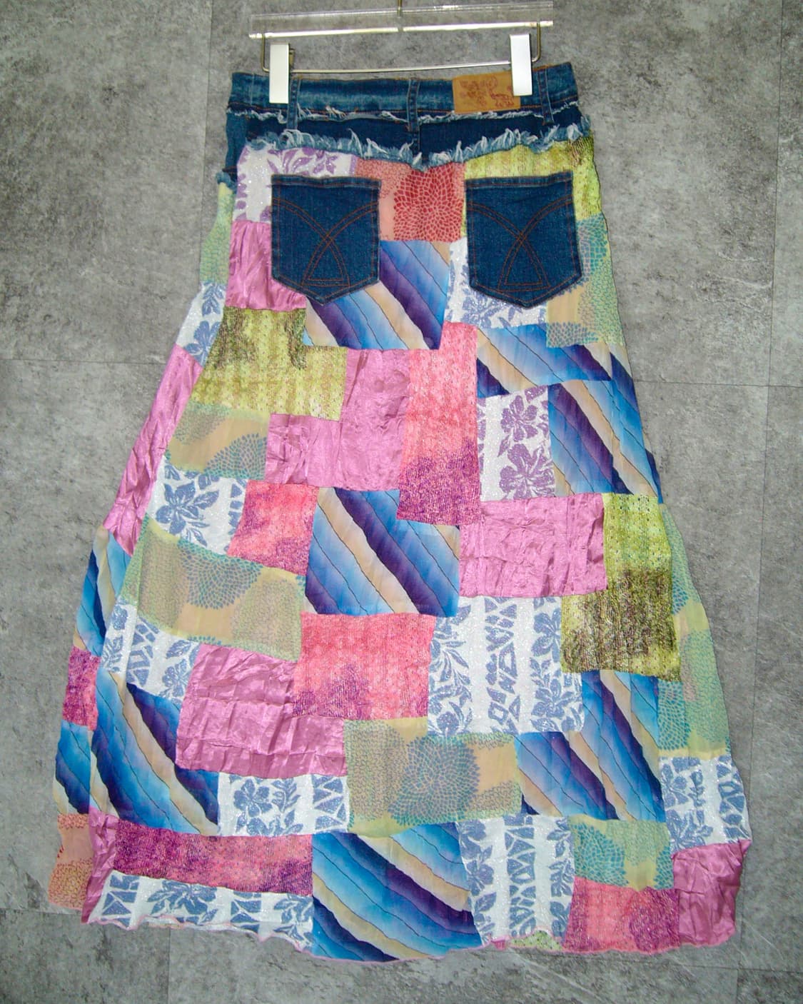 Patch Work Denim Skirt 상품이미지2
