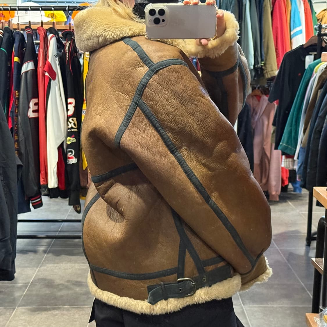 [NO.9] VTG B-3 양가죽 무스탕 상품이미지4