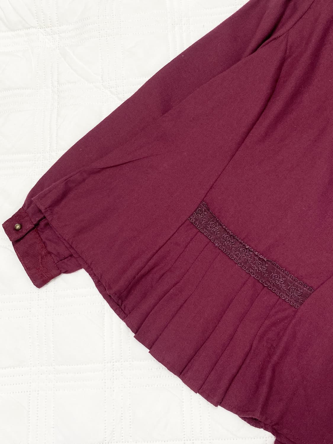 ꒰ঌ 엑시즈팜 체리와인 맛 블라우스 셔츠 ໒꒱ 상품이미지5