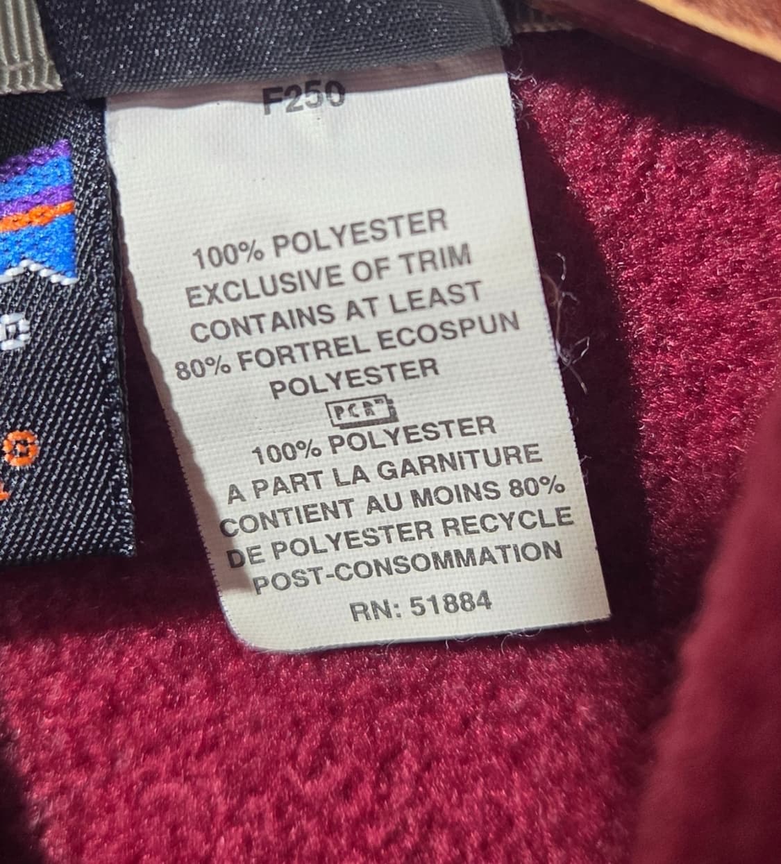 [Patagonia] 파타고니아 신칠라 와인 플리스 풀오버 상품이미지5