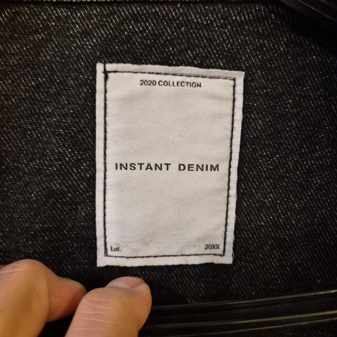 XL(착샷잇음) 차콜 데님자켓 상품이미지4