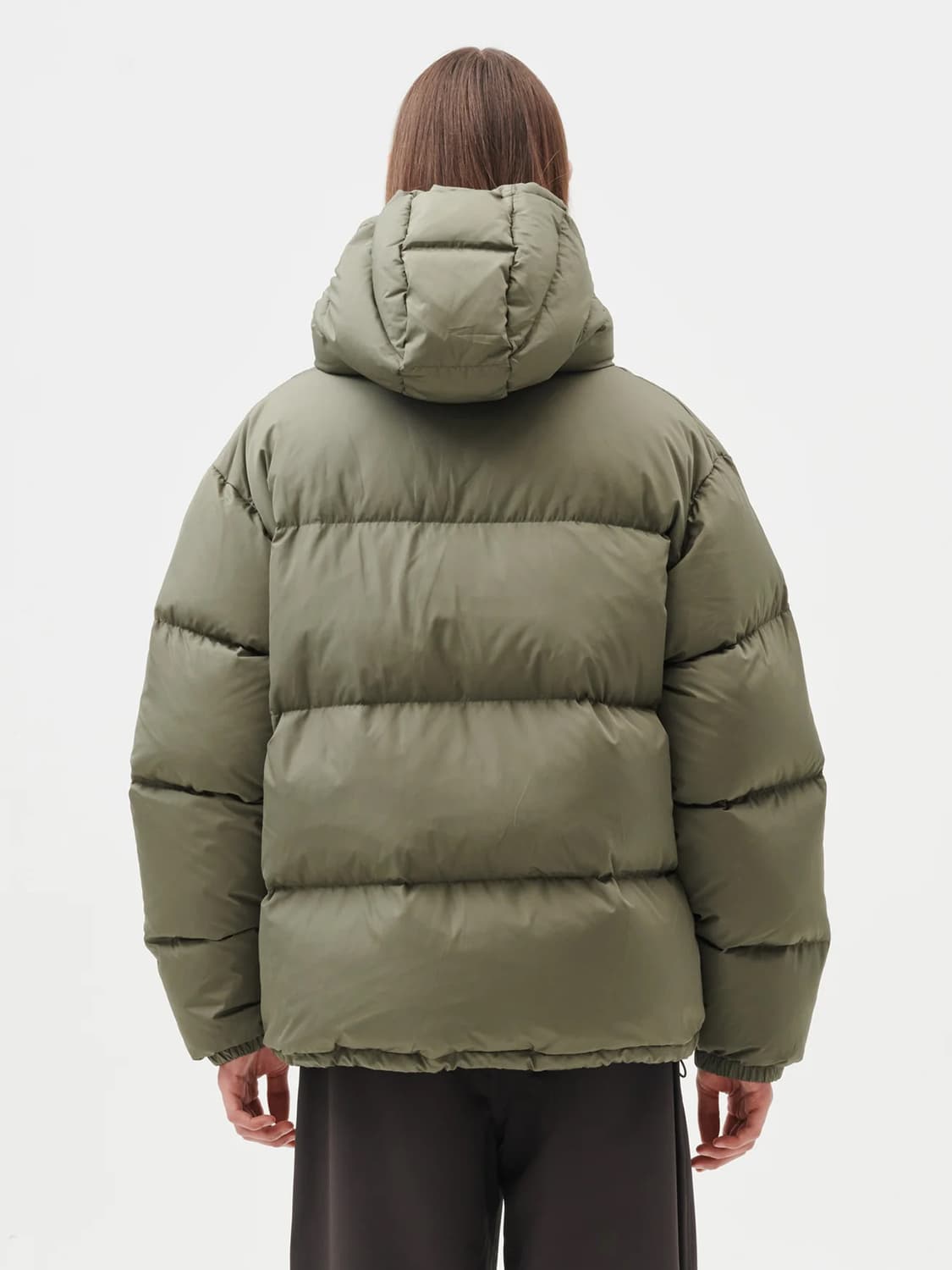 하이킹 패트롤 덕다운 패딩 그린 상품이미지5