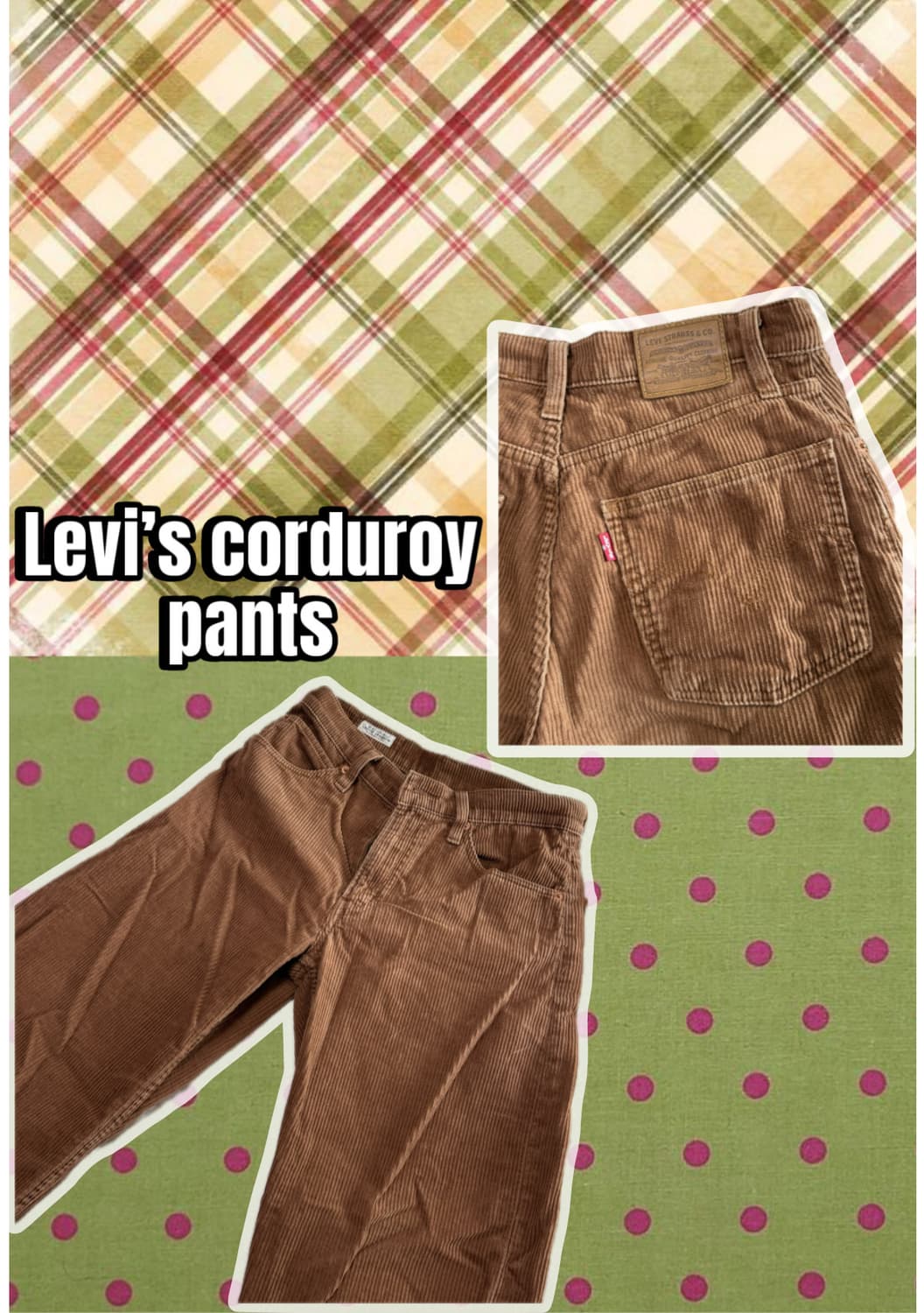 Levi’s corduroy pants 상품이미지1