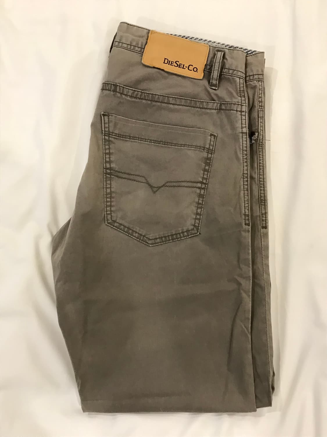 디젤 빈티지 코튼 팬츠 베이지 30(실측32-33) 상품이미지6