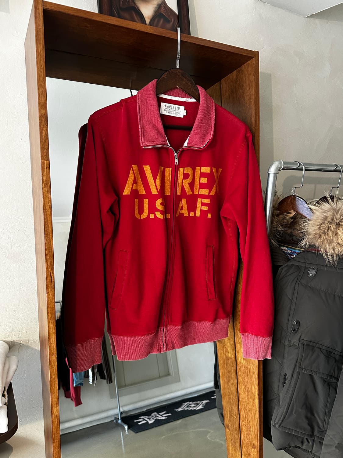 아비렉스 스웻 풀 집업 맨투맨 상품이미지4