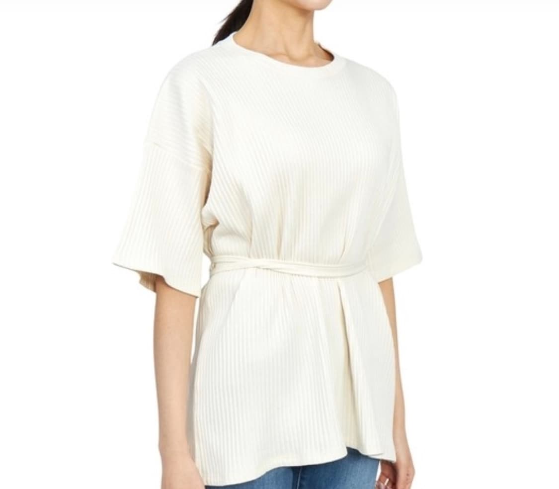 BASERANGE 베이스레인지 여성 랩 반팔티셔츠(S) 상품이미지1