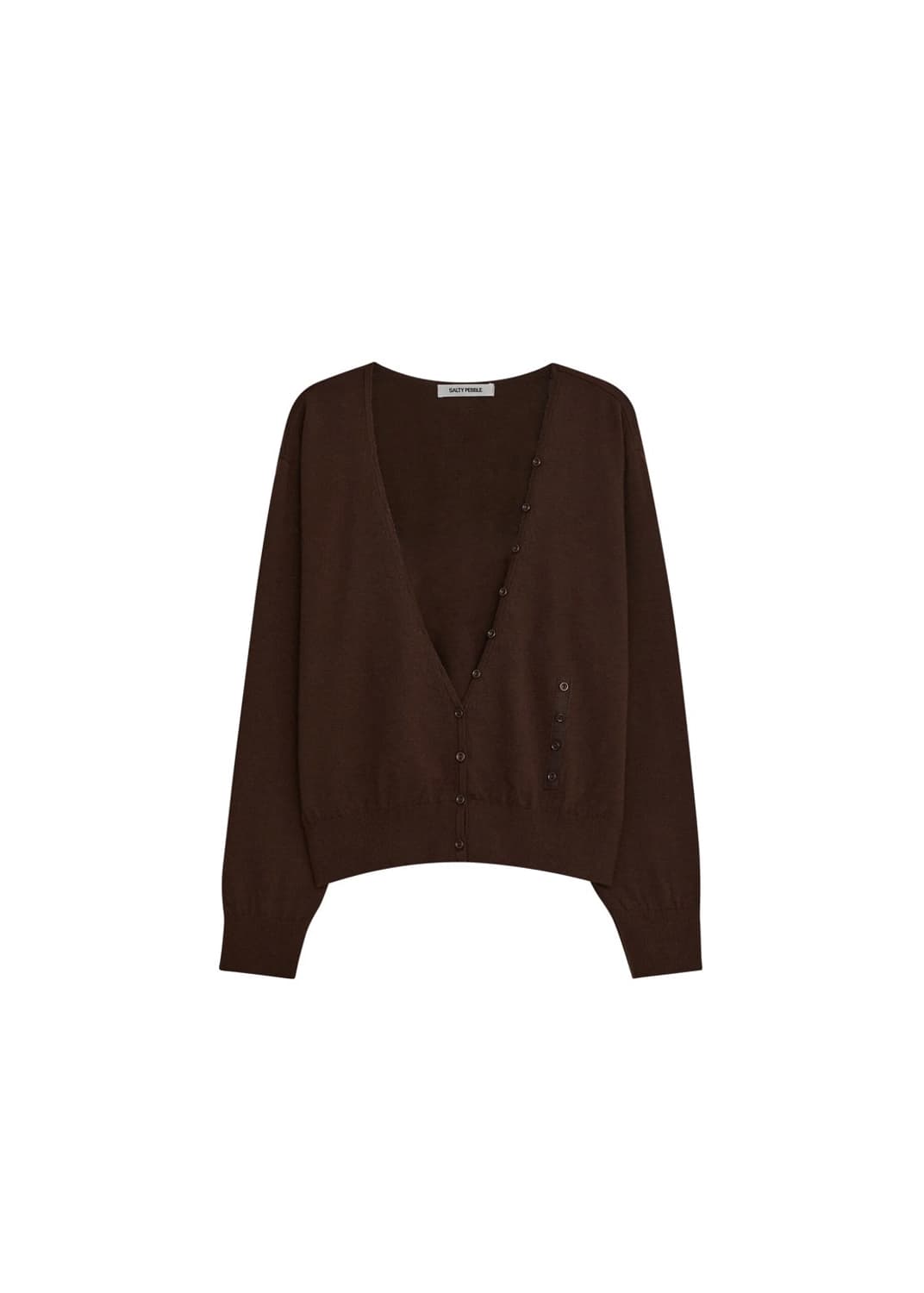 새상품) 솔티페블 투웨이 버튼 가디건 상품이미지4