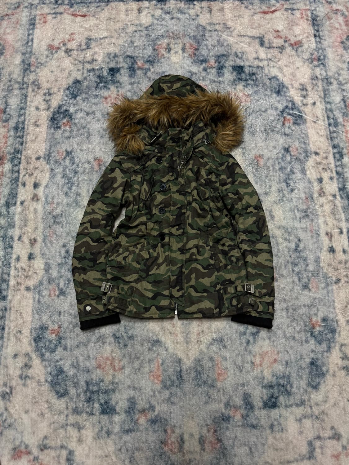 Maison gilfy y2k military fur jacket 상품이미지2