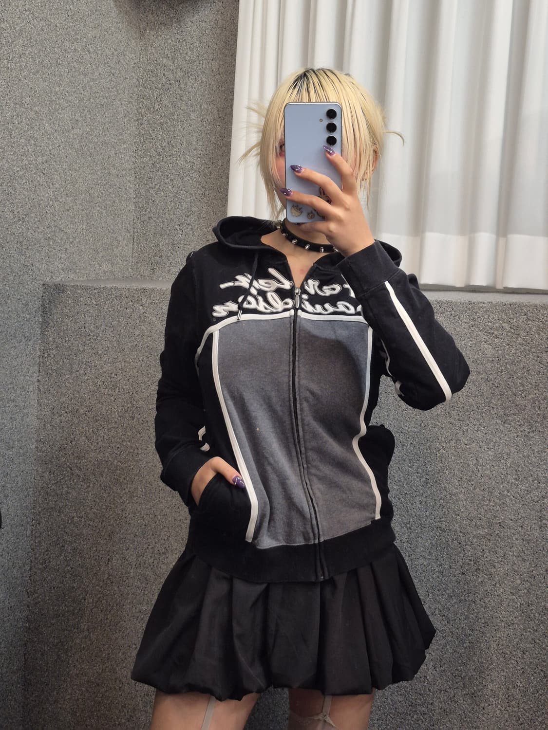 HARLEY DAVIDSON lettering hood zipup 상품이미지1