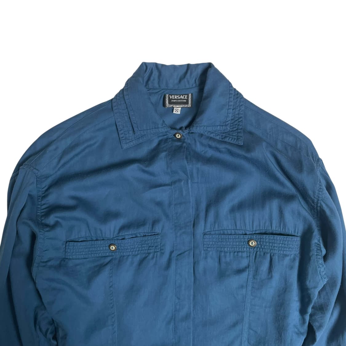 베르사체 진스 쿠트르 더블 칼라 코튼 셔츠 (italy)   상품이미지3