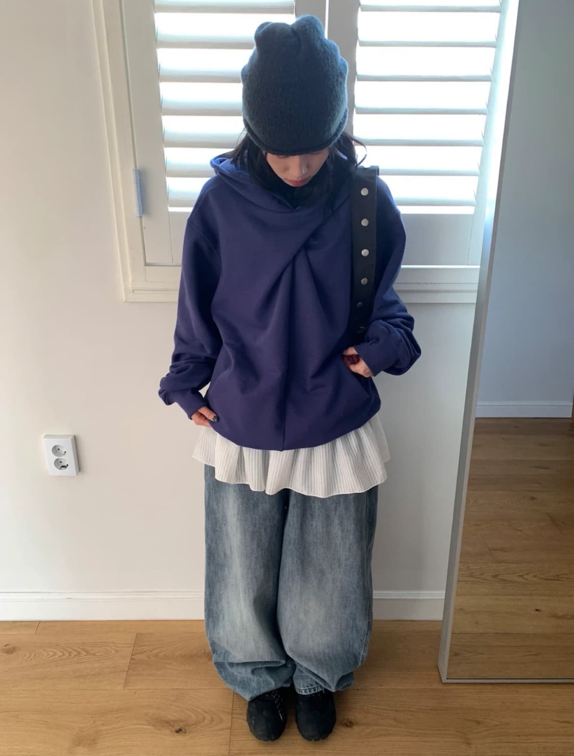 [정가 6만] 릿킴 REETKIM TWIST SWEAT HOOD 트위스트 상품이미지2