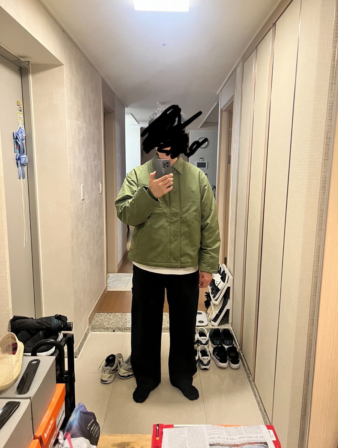 (새상품) 유니폼브릿지 덱자켓 세이지그린 XL 상품이미지3