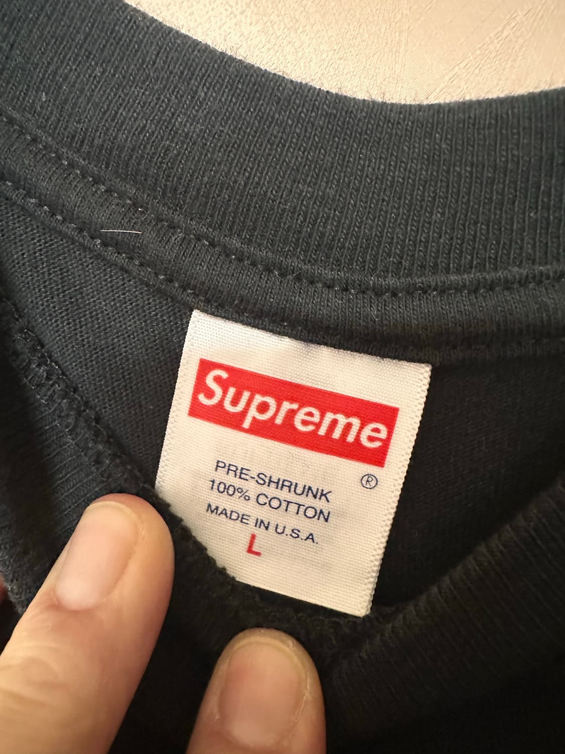 L) 슈프림 NYC 티셔츠 블랙 - 23FW 상품이미지5