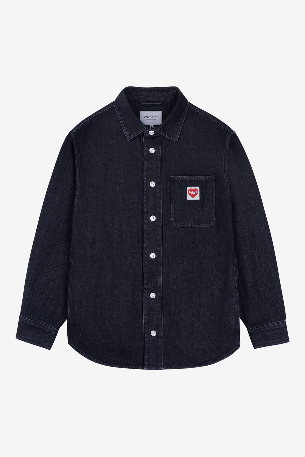 칼하트 윕 긴팔 내쉬 셔츠 블랙 엔자임 블리치 워시드 상품이미지2