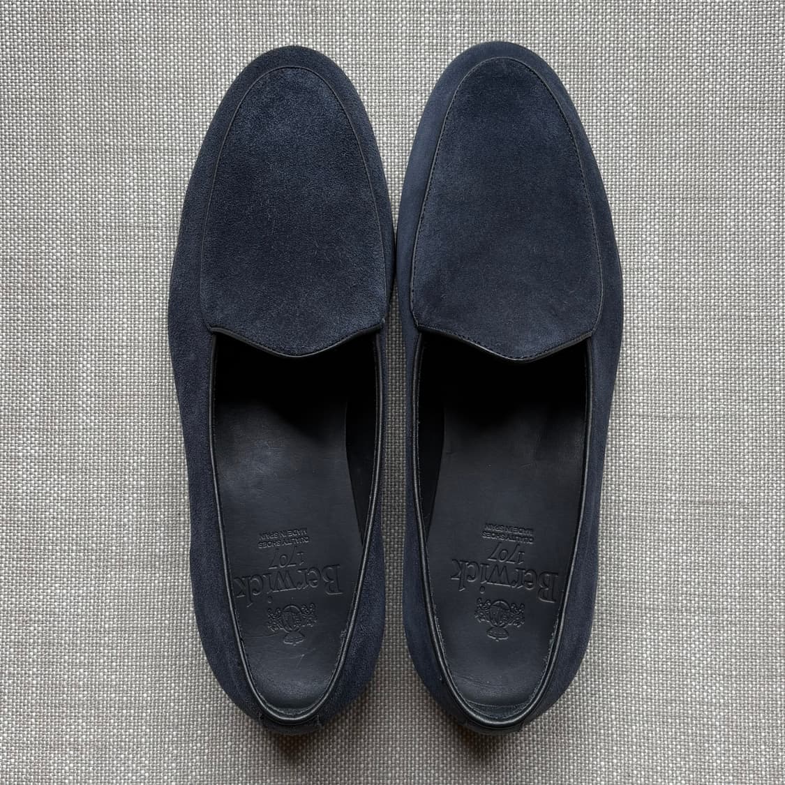 [260] 새제품 Berwick 4950 벨지안 네이비 스웨이드 로퍼 상품이미지8