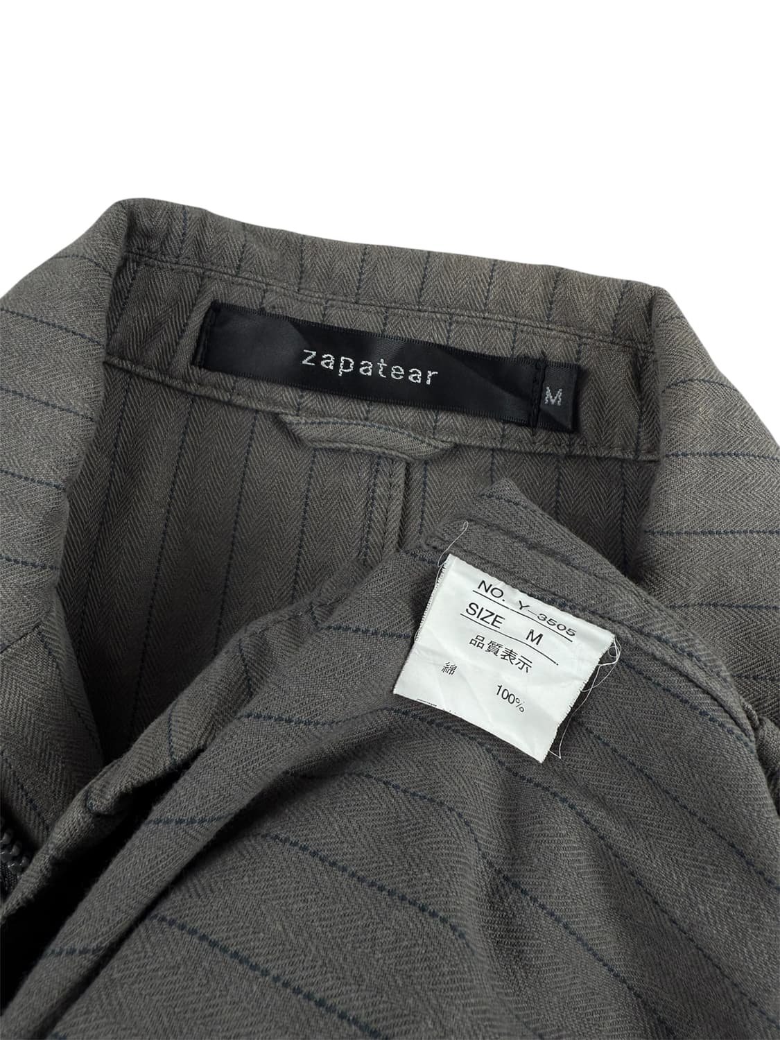 zapatear 핀스트라이프 더블 클로징 자켓 상품이미지5