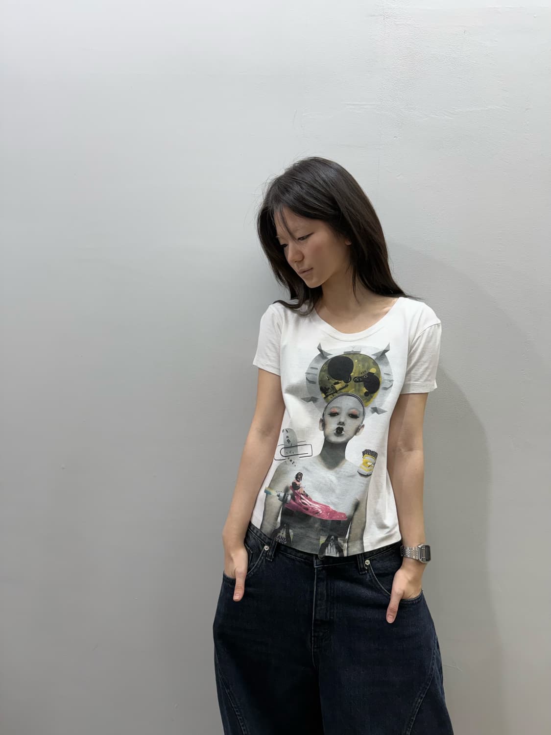 준지 x 알렉스앤펠릭스 그래픽 아트워크 티셔츠 상품이미지3