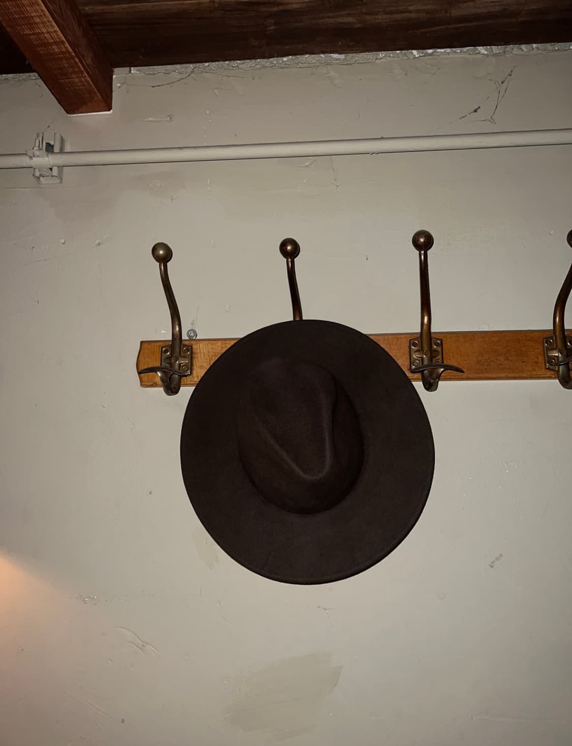 와이드 브라운 페도라 상품이미지3