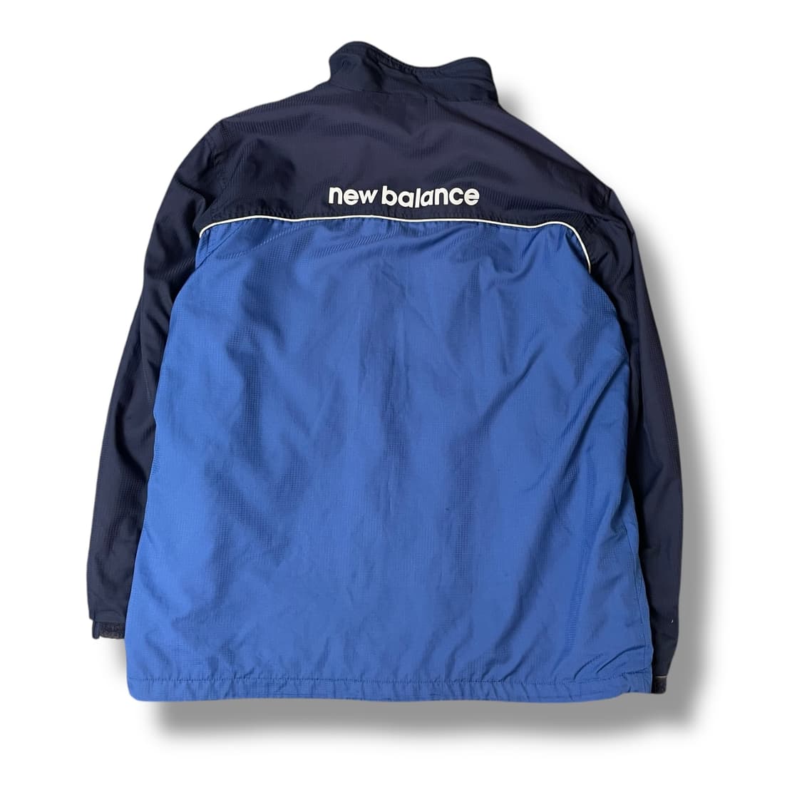 뉴발란스 미니로고 올드스쿨 블루 배색 바람막이 105 상품이미지2